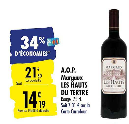 a.o.p. margaux les hauts du tertre