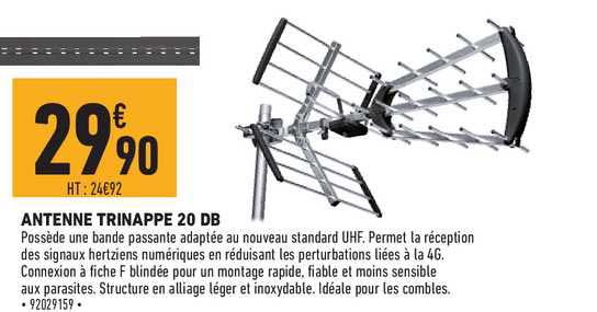 antenne trinappe 20 db