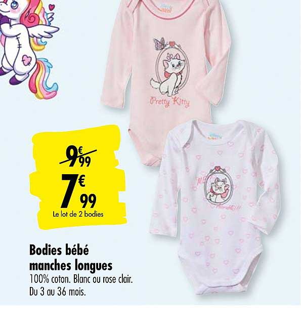 bodies bébé manches longues