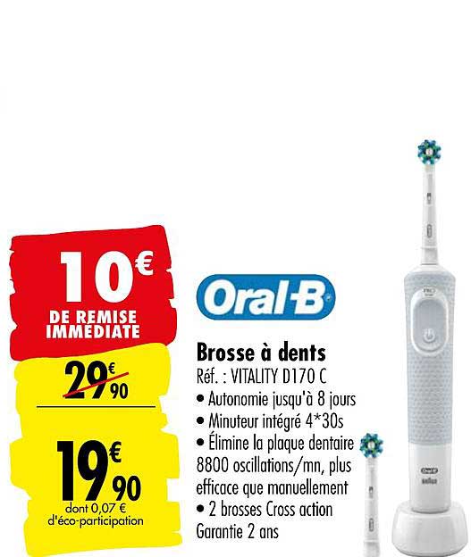 brosse à dents oral b