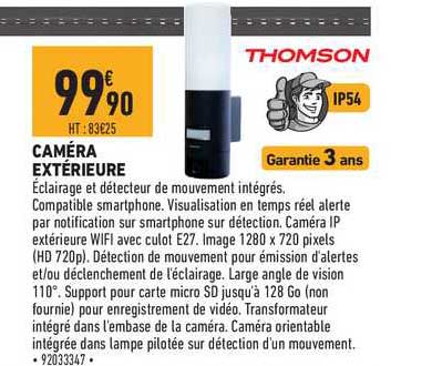 Caméra Extérieure Thomson