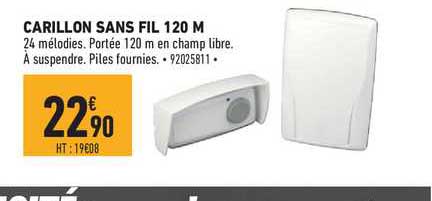 carillon sans fil 120 m