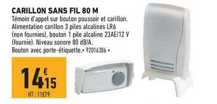 carillon sans fil 80 m