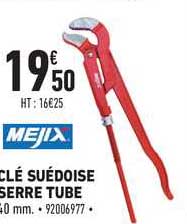 clé suédoise serre tube mejix