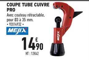 coupe tube cuivre pro mejix