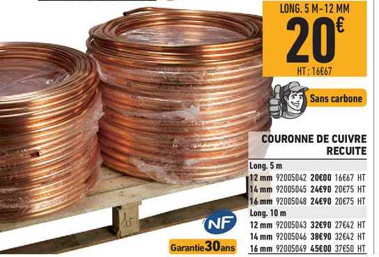 couronne de cuivre recuite