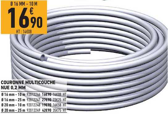 couronne multicouche nue 0.2 mm