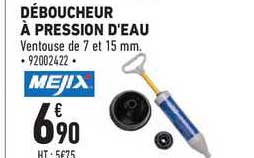 déboucheur à pression d'eau mejix