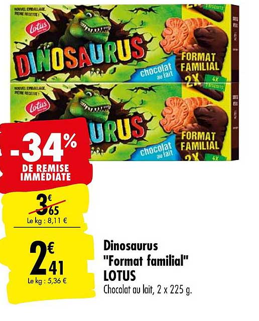 dinosaurus format familial lotus -34% de remise immédiate