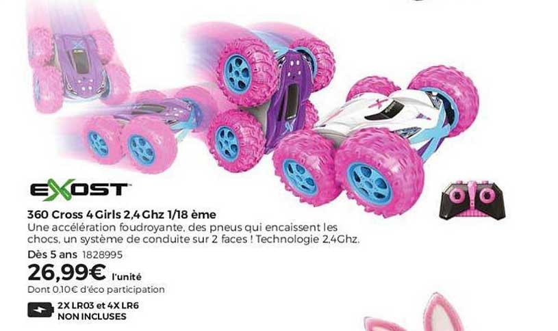 exost 360 cross 4 grils 2.4 ghz 1 18 ème
