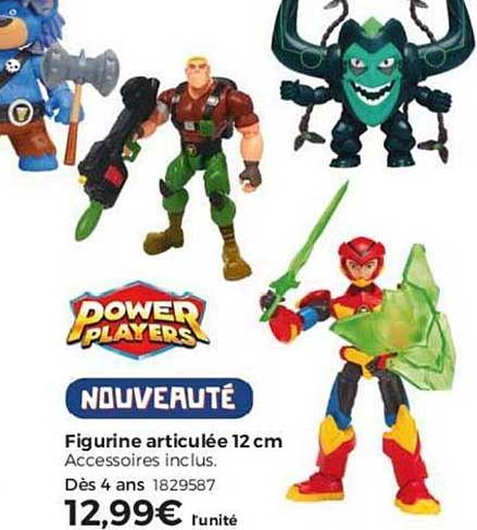 figurine articulée 12 cm power players
