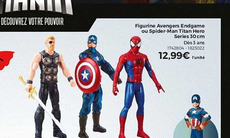 figurine avengers endgame ou spider man titan hero series 30 cm