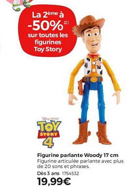 figurine parlante woody 17 cm toy story 4
