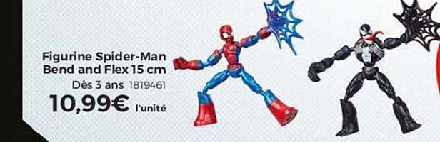 figurine spider man bend and flex 15 cm