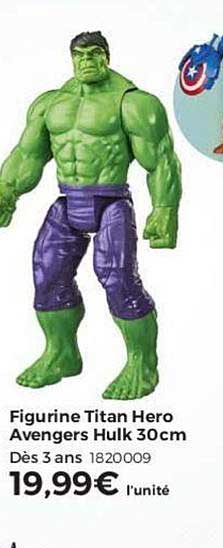 figurine titan hero avengers hulk 30 cm