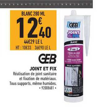 joint et fix geb