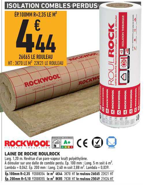 Laine De Roche Roulrock Rockwool