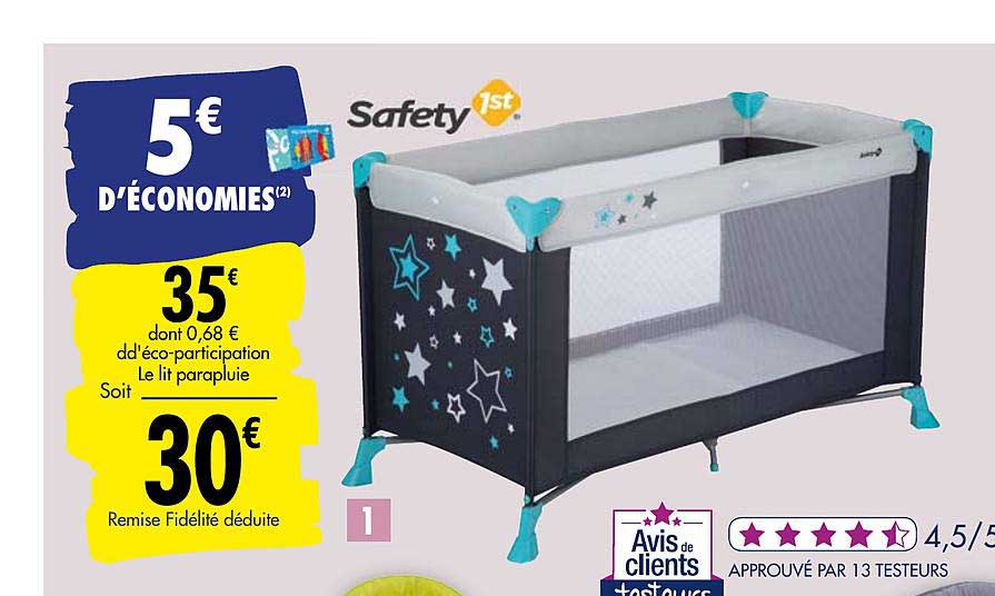 le lit parapluie safety 1st