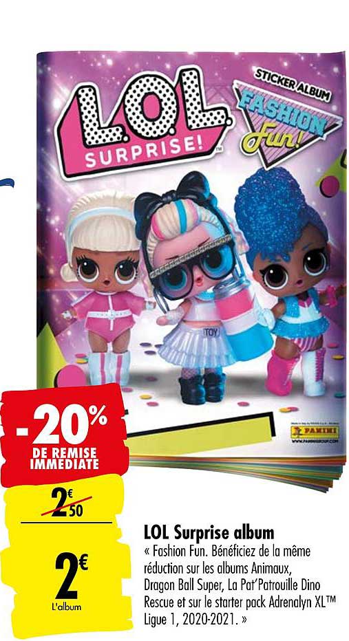 lol suprise album -20% de remise immédiate