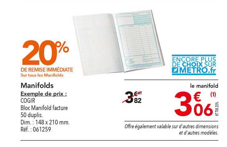 Manifolds 20% De Remise Immédiate