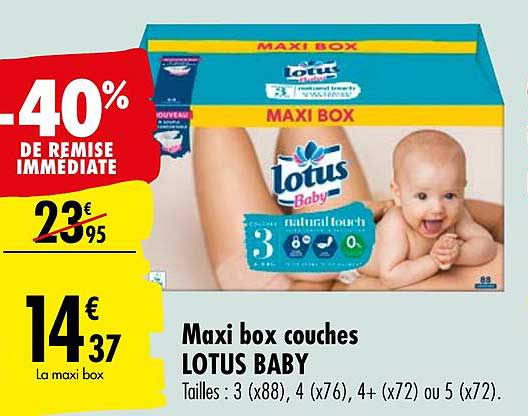 Maxi Box Couches Lotus Baby -40% Remise Immédiate