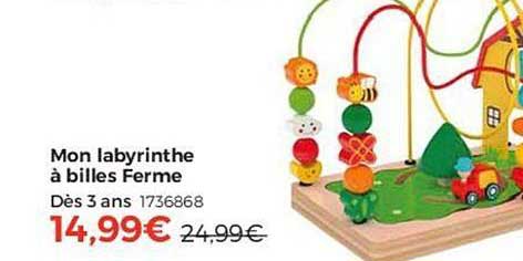 mon labyrinthe à billes ferme