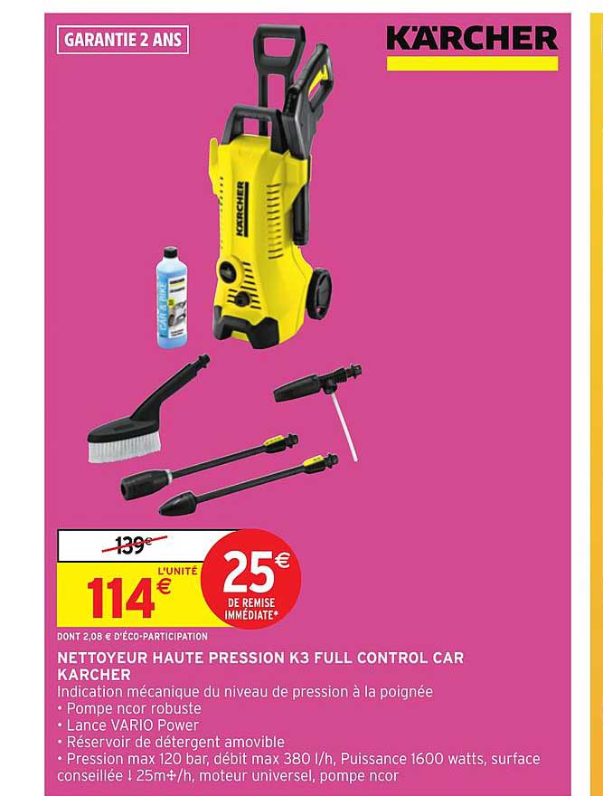 nettoyeur haute pression k3 full control car kärcher