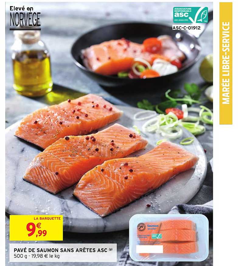 pavé de saumon sans arêtes asc