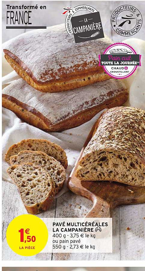 Pavé Multicéréales La Campanière