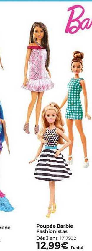 poupée barbie fashionistas