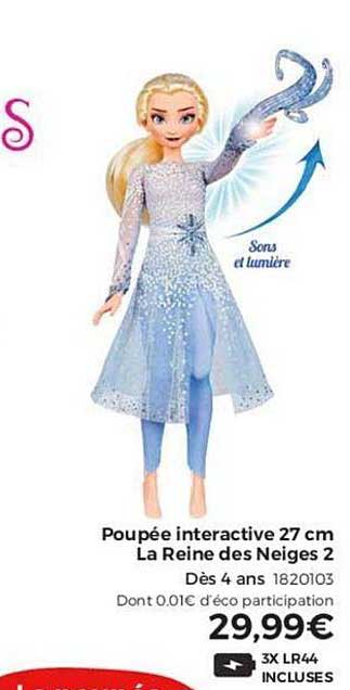 Poupée Interactive 27 Cm La Reine Des Neiges 2