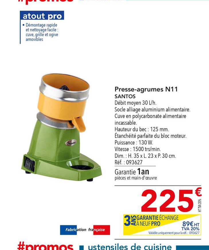 Presse Agrumes N11 Santos