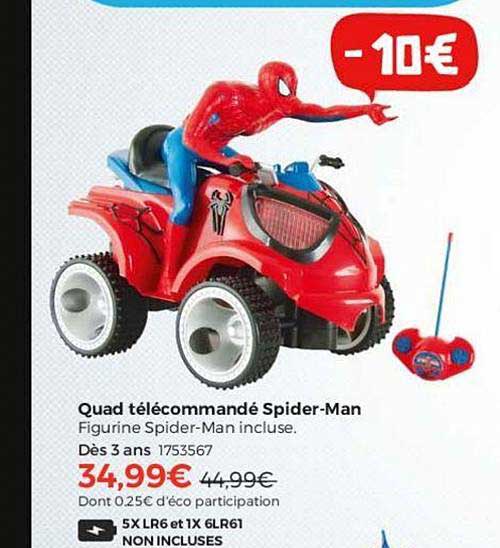 quad télécommandé spider man