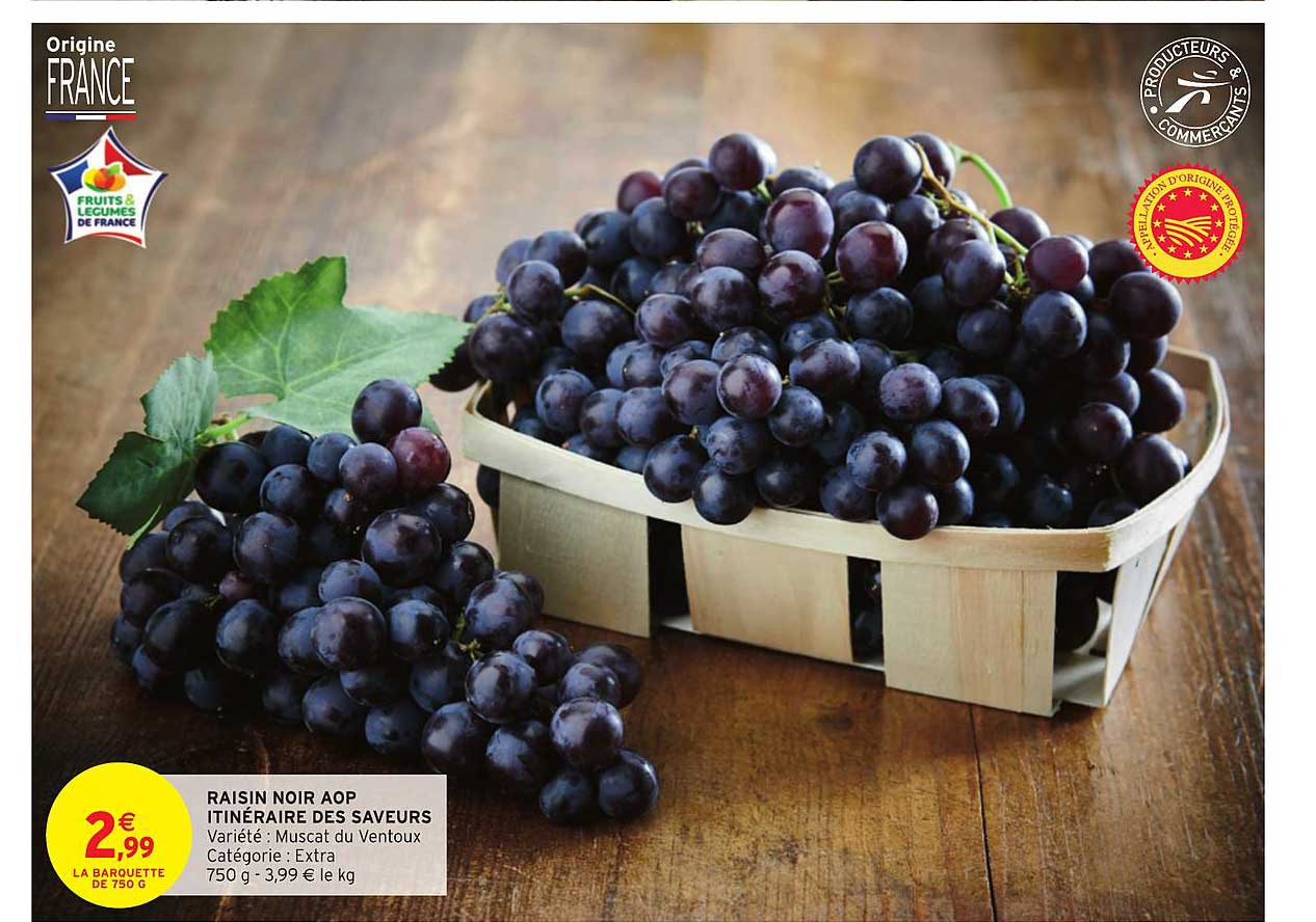 Raisin Noir Aop Itinéraire Des Saveurs