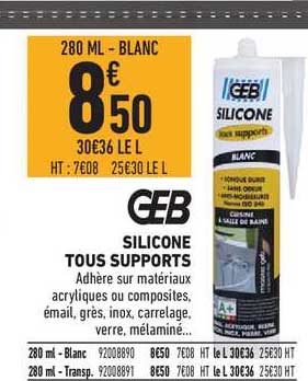 silicone tous supports geb