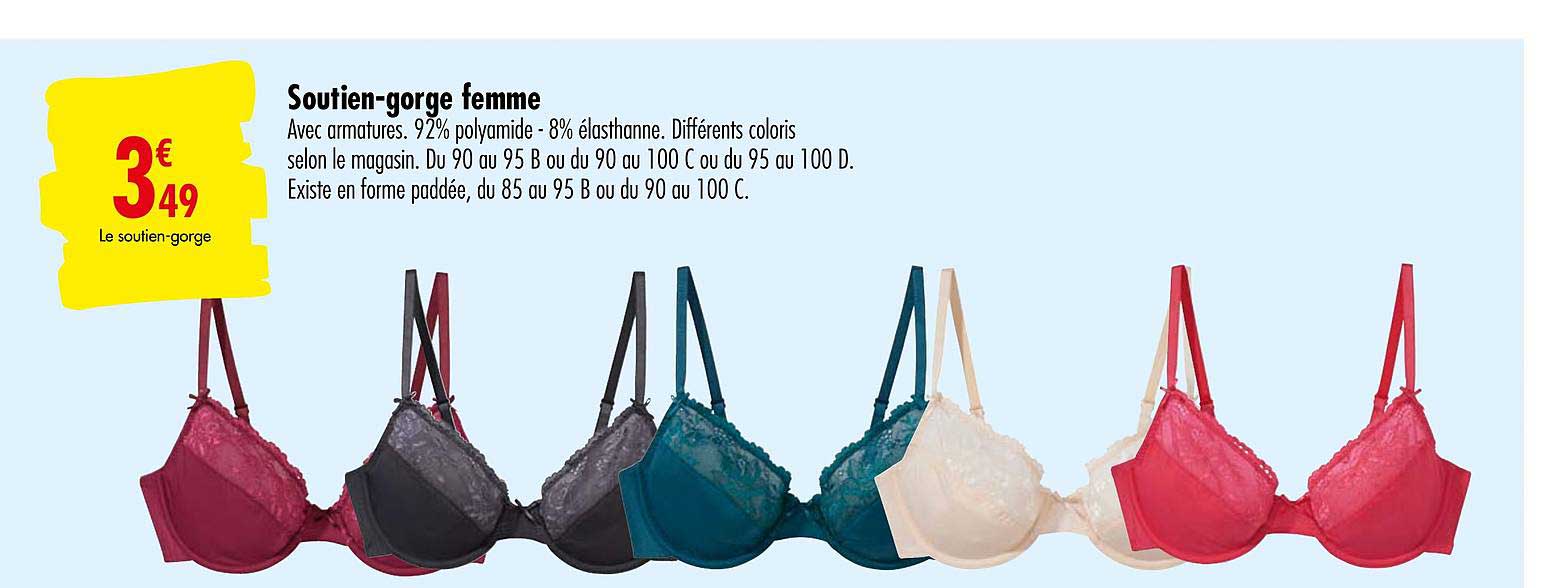 soutien gorge femme