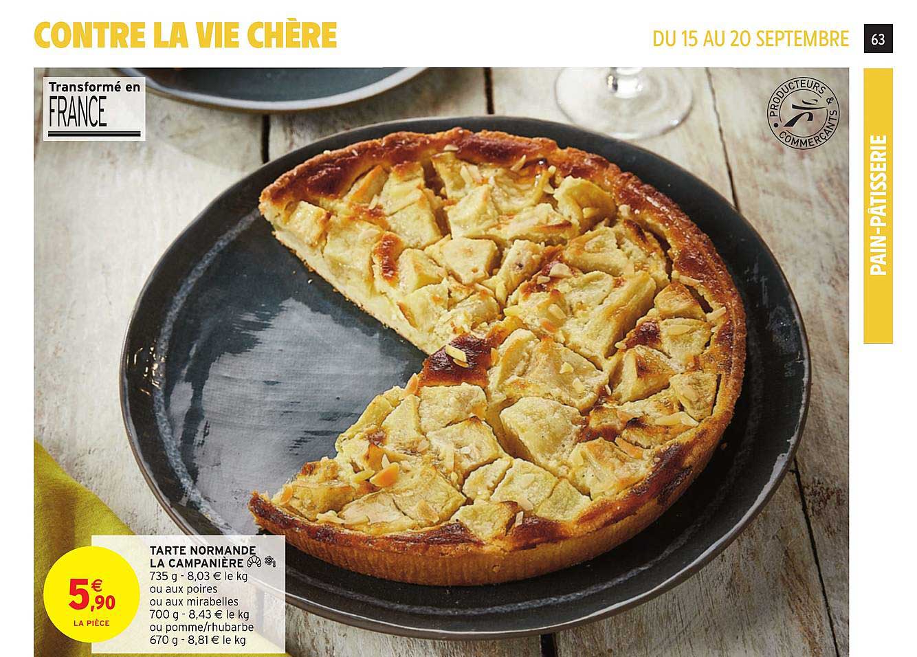tarte normande la campanière
