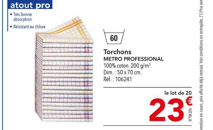 Torchons Metro Professional