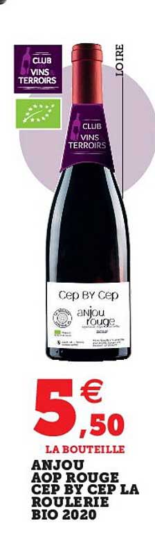 anjou aop rouge cep by cep la roulerie bio 2020
