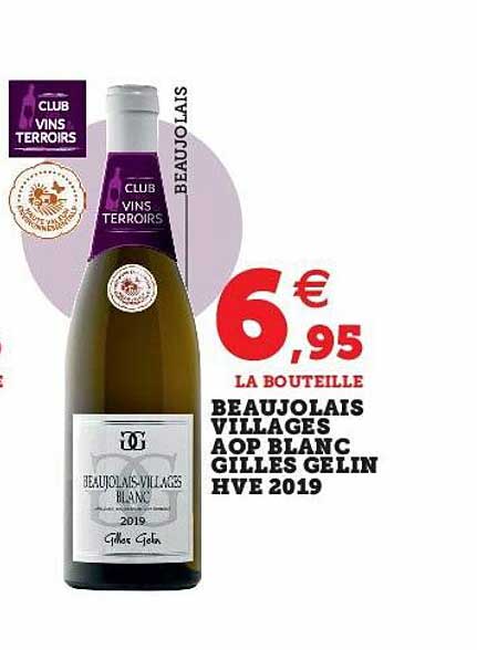beaujolais villages aop blanc gilles gelin hve 2019