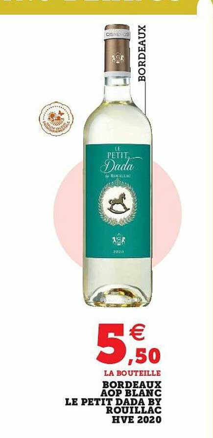 bordeaux aop blanc le petit dada by rouillac hve 2020