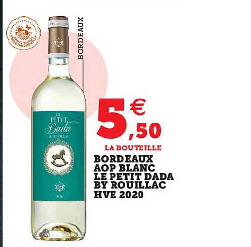 bordeaux aop blanc le petit dada y rouillac hve 2020