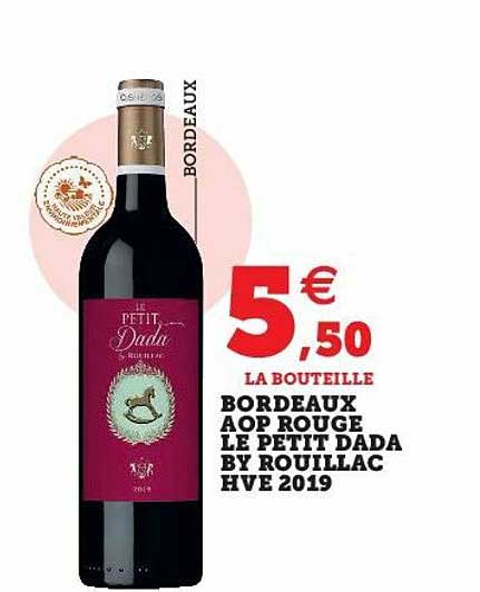 bordeaux aop rouge le petit dada by rouillac by rouillac hve 2019
