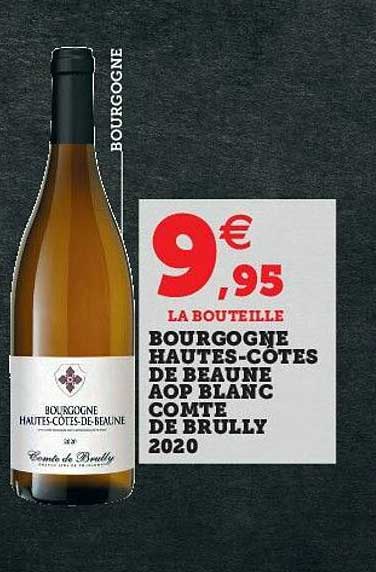 bourgogne hautes-côes de beaune aop blanc comte de brully 2020