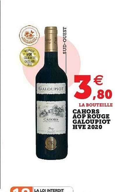 Cahors Aop Rouge Galoupiot Hve 2020