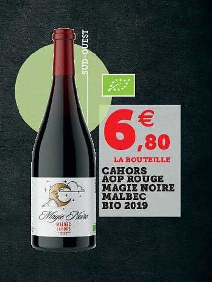 Cahors Aop Rouge Magie Noire Malbec Bio 2019