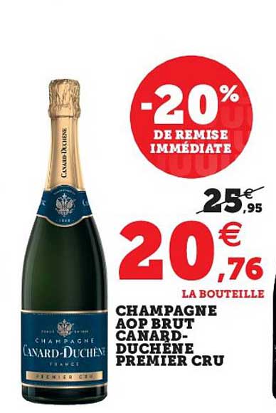 champagne aop brut canard-duchêne premier cru