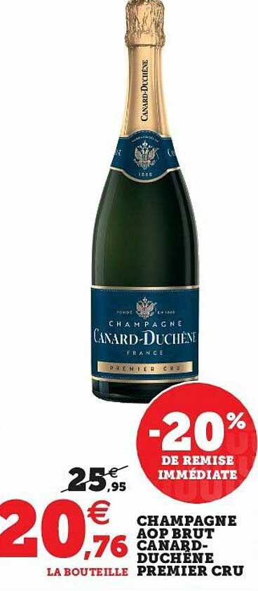 champagne aop brut canard-duchêne premier cru