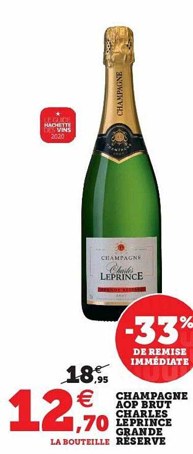 Champagne Aop Brut Charles Leprince Grande Réserve