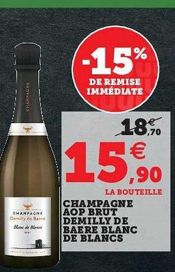 champagne aop brut demilly de baere blanc de blancs